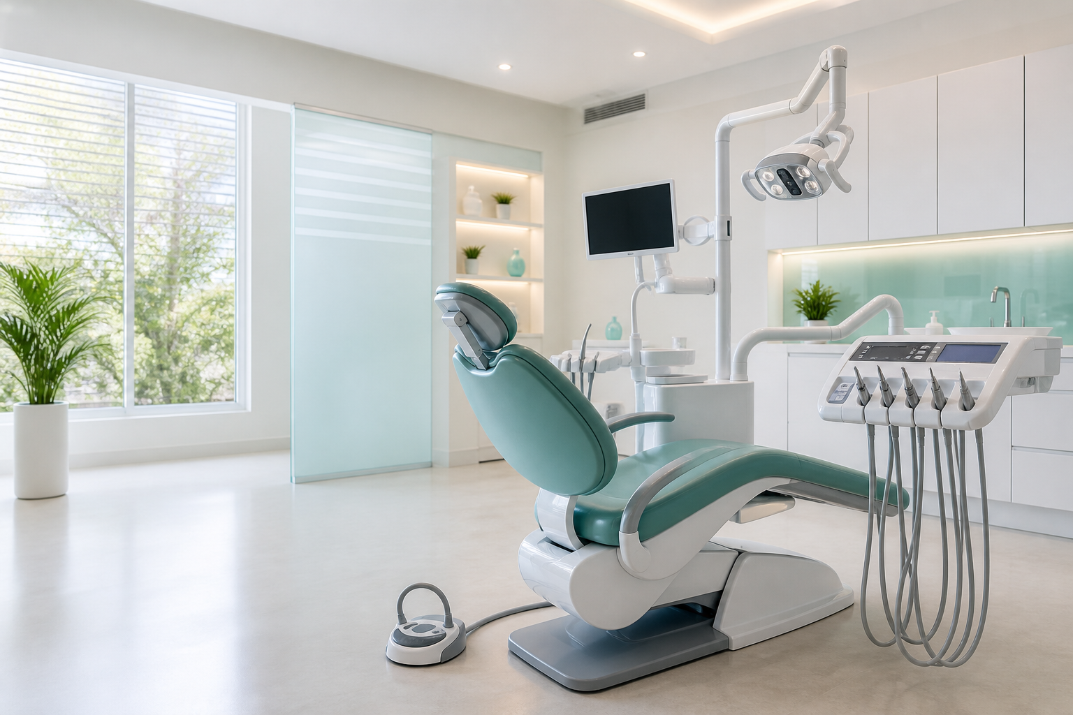 Cabinet stomatologic modern cu scaun dentar